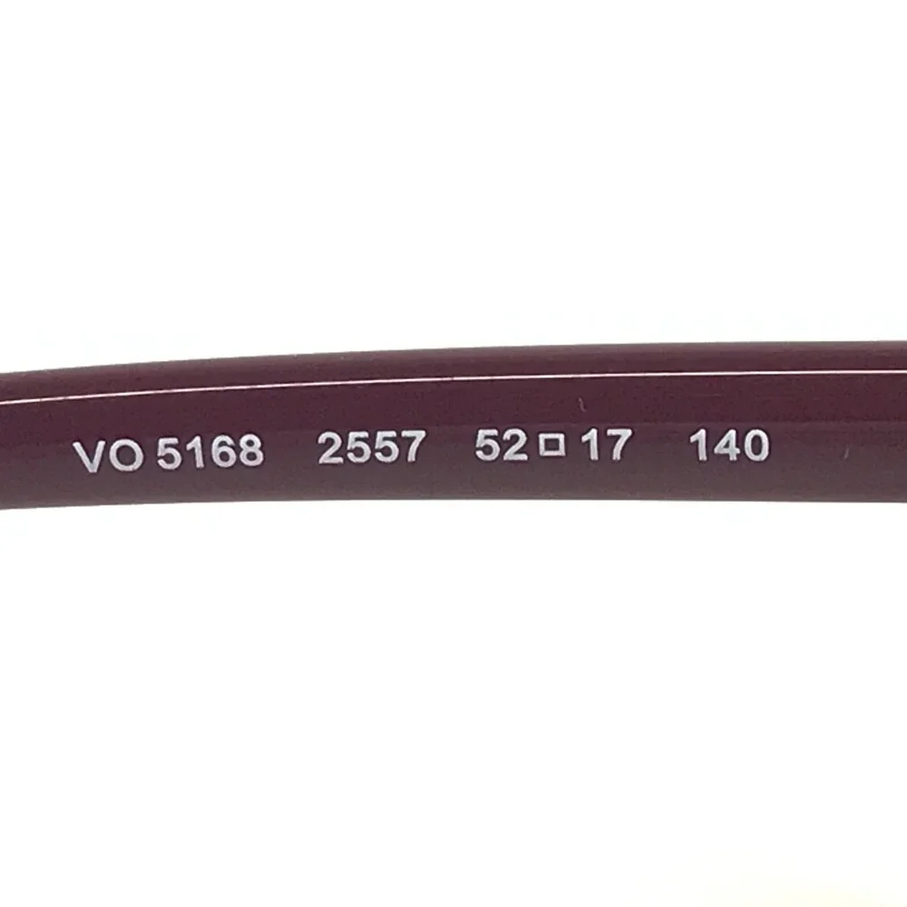 Vogue Eyeglasses Frames VO5168 2557 Red Pink Fade Gold Square 52-17-140